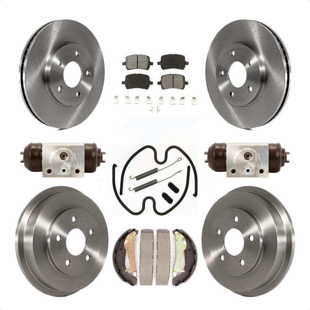 [Avant + Arrière] Kit de Disque et plaquette (semi-métallique) de frein pour 2009 Chevrolet HHR LT Panel LS K8S-102220 par Transit Auto