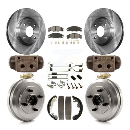 [Avant + Arrière] Kit de Disque et plaquette (semi-métallique) de frein pour Ford Focus K8S-102225