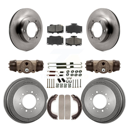 [Avant + Arrière] Kit de Disque et plaquette (semi-métallique) de frein pour Toyota Pickup 4Runner K8S-102237