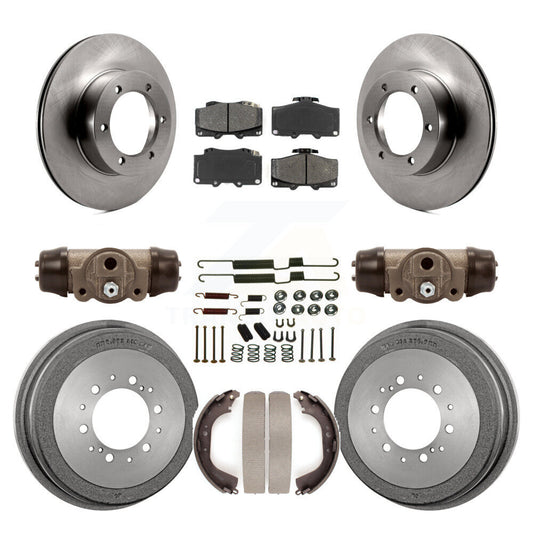 [Avant + Arrière] Kit de Disque et plaquette (semi-métallique) de frein pour Toyota Pickup 4Runner K8S-102237