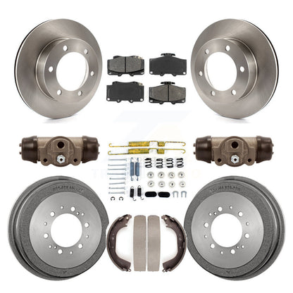 [Avant + Arrière] Kit de Disque et plaquette (semi-métallique) de frein pour 1995-1998 Toyota Tacoma 4WD K8S-102241