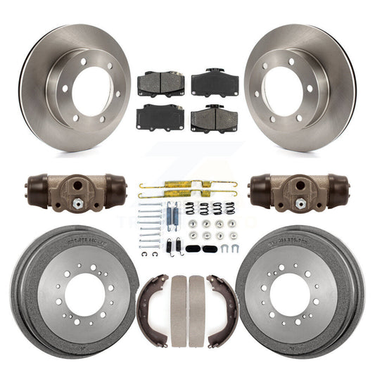 [Avant + Arrière] Kit de Disque et plaquette (semi-métallique) de frein pour 1995-1998 Toyota Tacoma 4WD K8S-102241