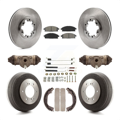 [Avant + Arrière] Kit de Disque et plaquette (semi-métallique) de frein pour Nissan Pathfinder Infiniti QX4 INFINITI K8S-102242 par Transit Auto