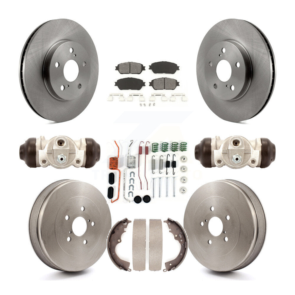 [Avant + Arrière] Kit de Disque et plaquette (semi-métallique) de frein pour 2004-2010 Toyota Sienna K8S-102245