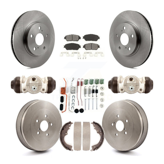 [Avant + Arrière] Kit de Disque et plaquette (semi-métallique) de frein pour 2004-2010 Toyota Sienna K8S-102245