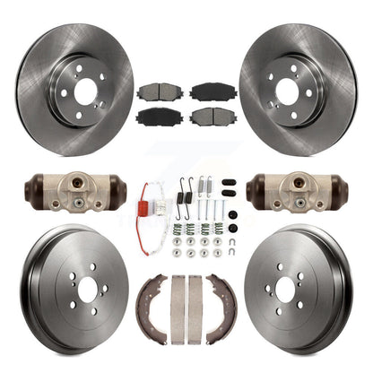 [Avant + Arrière] Kit de Disque et plaquette (semi-métallique) de frein pour 2009-2013 Toyota Corolla K8S-102248