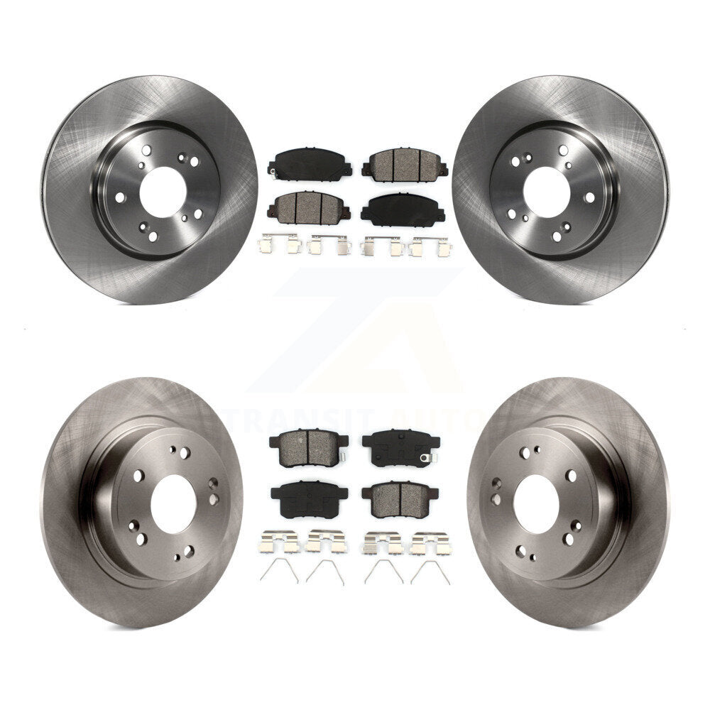 [Avant + Arrière] Kit de Disque et plaquette (semi-métallique) de frein pour Honda Accord K8S-102265