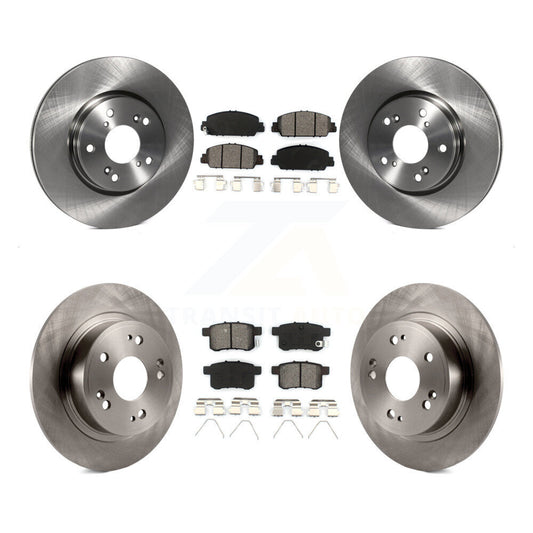 [Avant + Arrière] Kit de Disque et plaquette (semi-métallique) de frein pour Honda Accord K8S-102265
