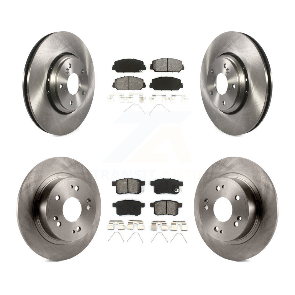 [Avant + Arrière] Kit de Disque et plaquette (semi-métallique) de frein pour Honda Accord K8S-102267