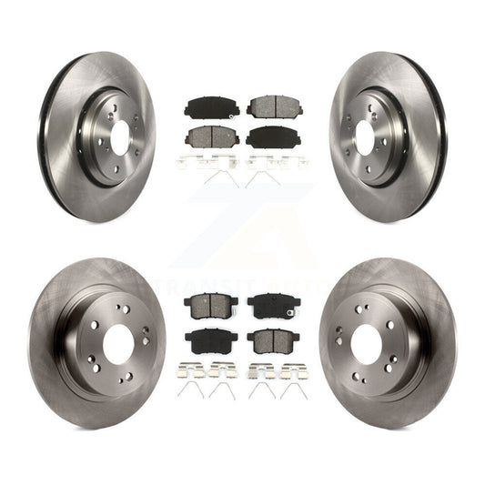 [Avant + Arrière] Kit de Disque et plaquette (semi-métallique) de frein pour Honda Accord K8S-102267