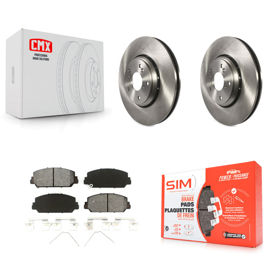 [Avant] Kit de Disque et plaquette (semi-métallique) de frein pour Honda Civic Accord Acura ILX K8S-102273