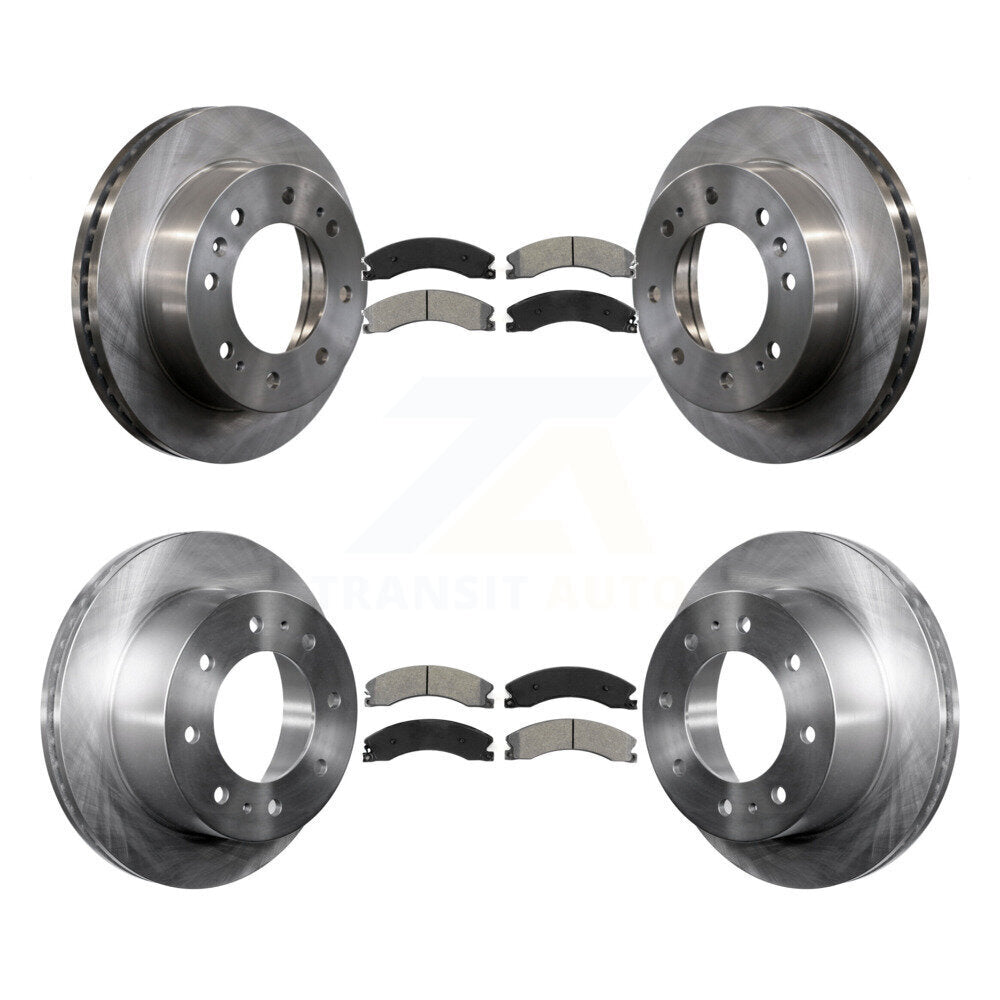 [Avant + Arrière] Kit de Disque et plaquette (semi-métallique) de frein pour Chevrolet Silverado 2500 HD GMC Sierra 3500 Suburban K8S-102276