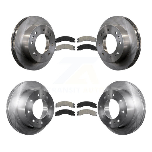 [Avant + Arrière] Kit de Disque et plaquette (semi-métallique) de frein pour Chevrolet Silverado 2500 HD GMC Sierra 3500 Suburban K8S-102276