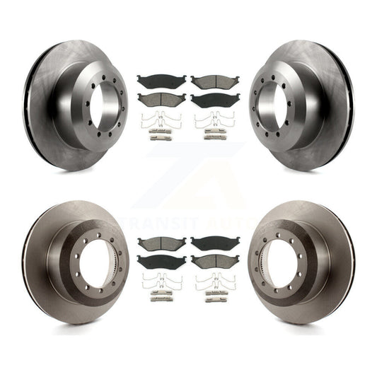 [Avant + Arrière] Kit de Disque et plaquette (semi-métallique) de frein pour Ford F-59 Commercial Stripped Chassis F-53 Motorhome K8S-102279
