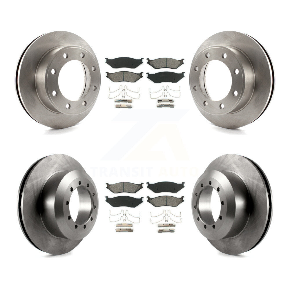 [Avant + Arrière] Kit de Disque et plaquette (semi-métallique) de frein pour Ford F-450 Super Duty F-550 K8S-102280