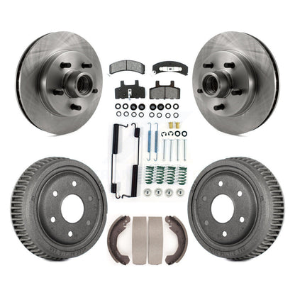[Avant + Arrière] Kit de Disque et plaquette (semi-métallique) de frein pour GMC Yukon RWD avec 10" Diameter K8S-102283