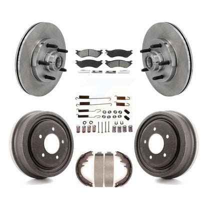 [Avant + Arrière] Kit de Disque et plaquette (semi-métallique) de frein pour 1999 Ford F-150 RWD avec 5 Lug Wheels K8S-102288
