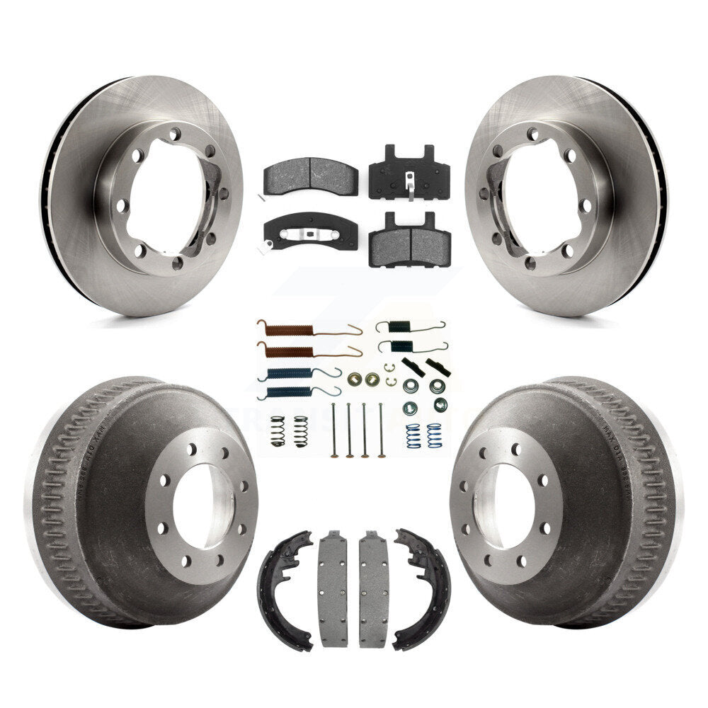 [Avant + Arrière] Kit de Disque et plaquette (semi-métallique) de frein pour 1988-1989 K3500 Chevrolet GMC K8S-102295