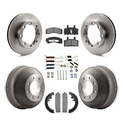 [Avant + Arrière] Kit de Disque et plaquette (semi-métallique) de frein pour 1988-1989 K3500 Chevrolet GMC K8S-102295