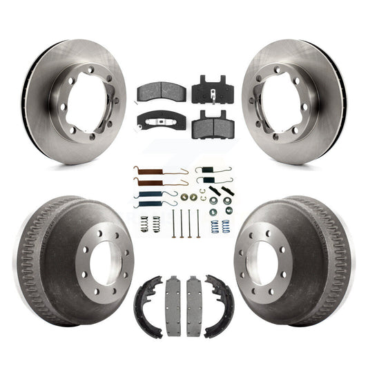 [Avant + Arrière] Kit de Disque et plaquette (semi-métallique) de frein pour 1988-1989 K3500 Chevrolet GMC K8S-102295