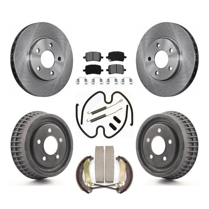 [Avant + Arrière] Kit de Disque et plaquette (semi-métallique) de frein pour 2004 Chevrolet Malibu rear brakes avec 276mm Diameter Rotor K8S-102304