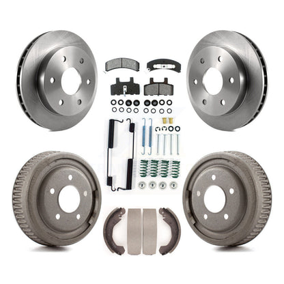 [Avant + Arrière] Kit de Disque et plaquette (semi-métallique) de frein pour GMC Yukon 4WD avec 10" Diameter K8S-102314