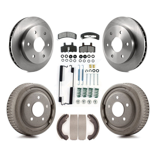 [Avant + Arrière] Kit de Disque et plaquette (semi-métallique) de frein pour GMC Yukon 4WD avec 10" Diameter K8S-102314