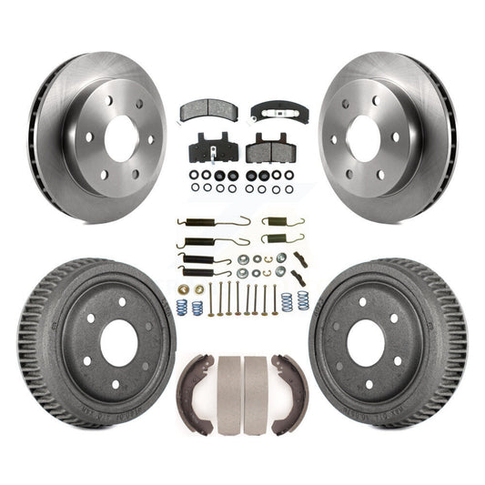 [Avant + Arrière] Kit de Disque et plaquette (semi-métallique) de frein pour 1992-1994 Chevrolet Blazer 4WD avec 11" Diameter K8S-102315