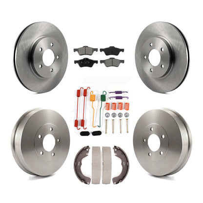 [Avant + Arrière] Kit de Disque et plaquette (semi-métallique) de frein pour 2008 Mazda Tribute K8S-102327