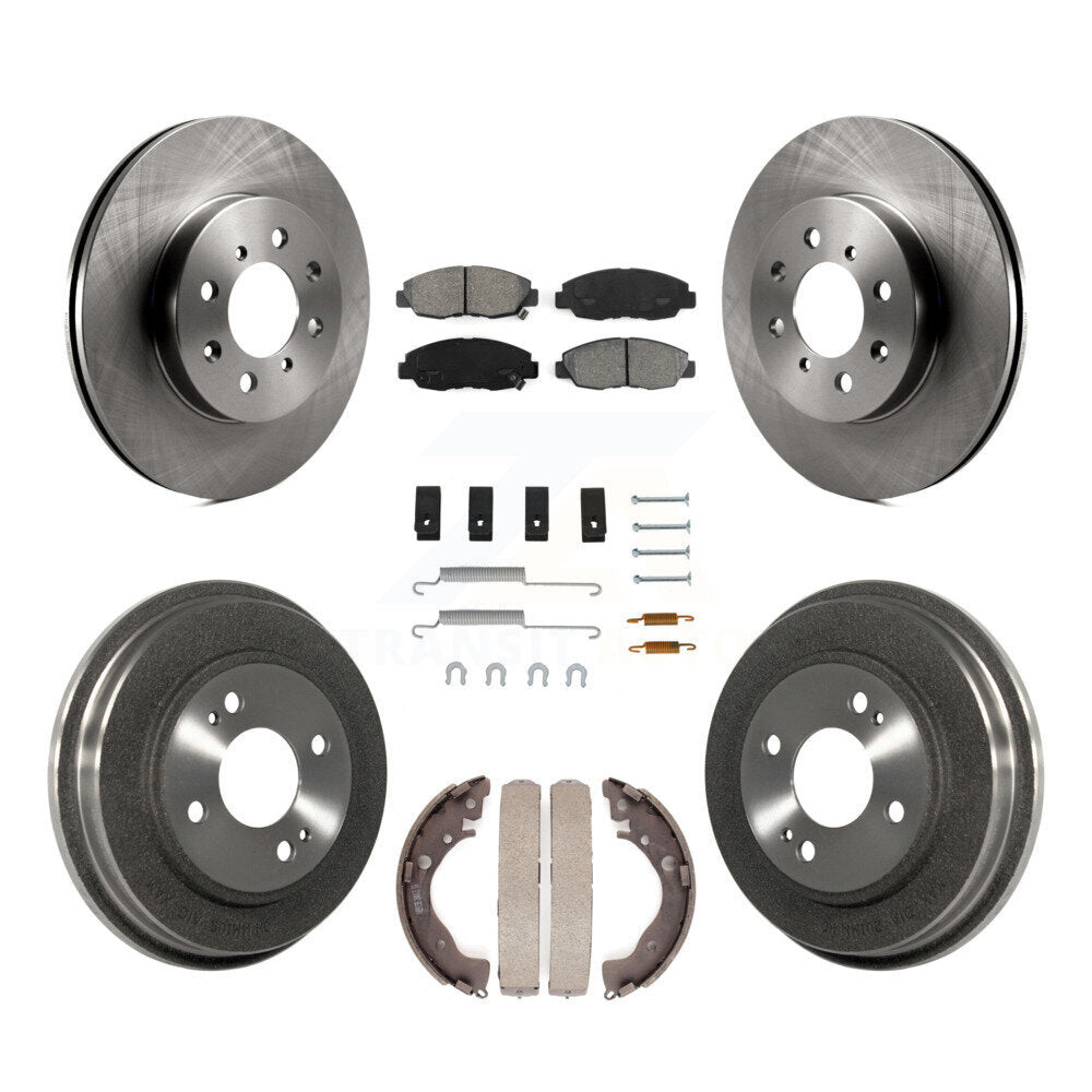 [Avant + Arrière] Kit de Disque et plaquette (semi-métallique) de frein pour Honda Insight K8S-102355