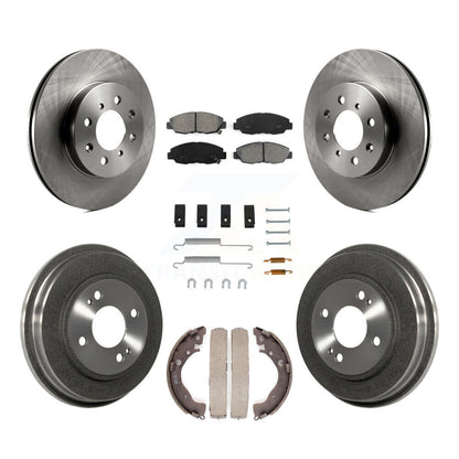 [Avant + Arrière] Kit de Disque et plaquette (semi-métallique) de frein pour Honda Insight K8S-102355