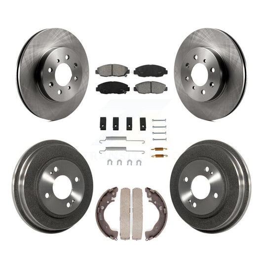 [Avant + Arrière] Kit de Disque et plaquette (semi-métallique) de frein pour Honda Insight K8S-102355