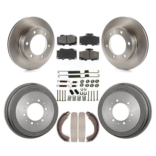 [Avant + Arrière] Kit de Disque et plaquette (semi-métallique) de frein pour 2001 Toyota 4Runner avec 15" Factory Wheels K8S-102360