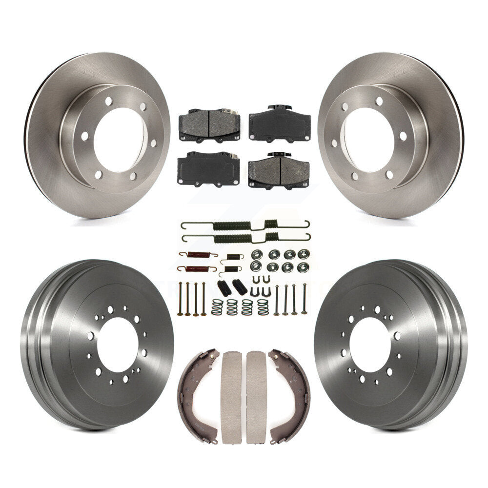 [Avant + Arrière] Kit de Disque et plaquette (semi-métallique) de frein pour 2002 Toyota 4Runner avec 15" Factory Wheels K8S-102362