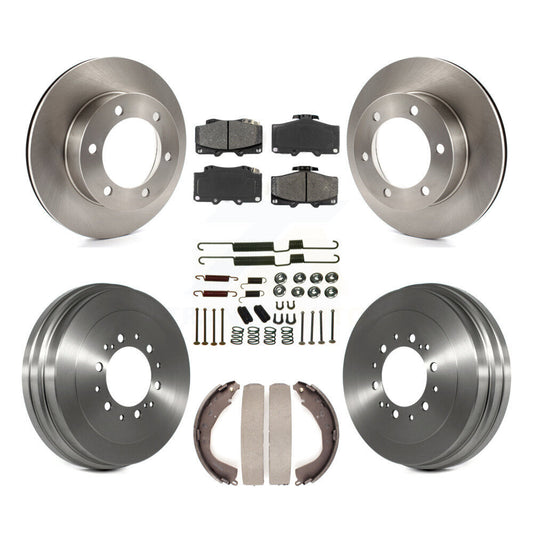[Avant + Arrière] Kit de Disque et plaquette (semi-métallique) de frein pour 2002 Toyota 4Runner avec 15" Factory Wheels K8S-102362