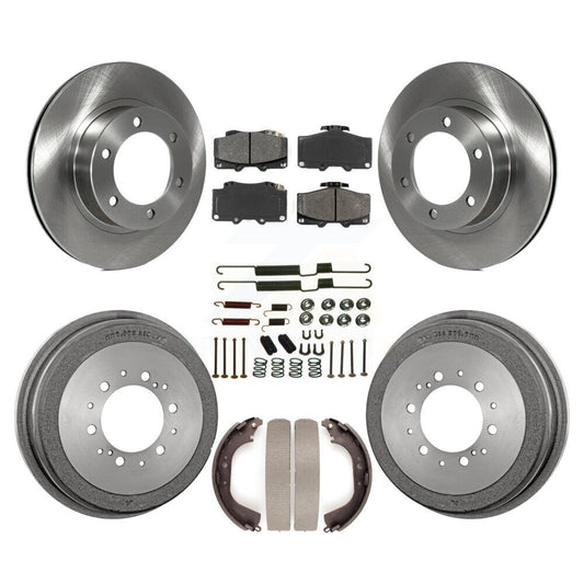 [Avant + Arrière] Kit de Disque et plaquette (semi-métallique) de frein pour Toyota 4Runner K8S-102365