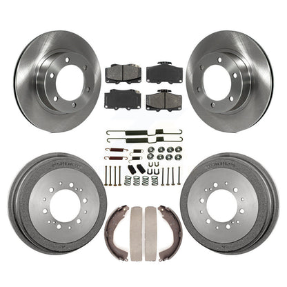 [Avant + Arrière] Kit de Disque et plaquette (semi-métallique) de frein pour 2001 Toyota 4Runner avec 16" Factory Wheels K8S-102366