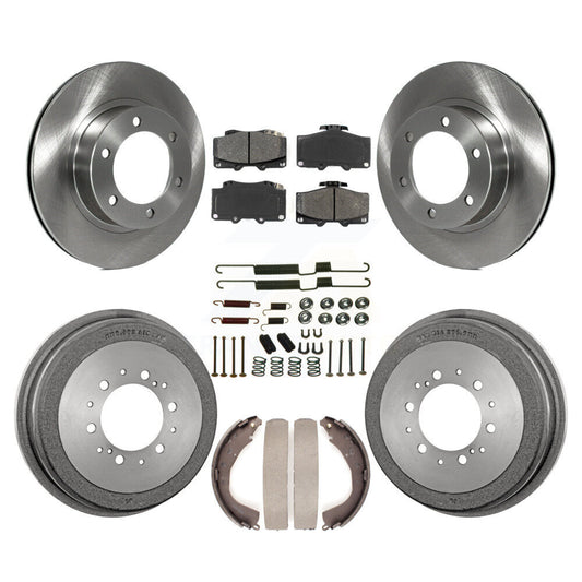 [Avant + Arrière] Kit de Disque et plaquette (semi-métallique) de frein pour 2001 Toyota 4Runner avec 16" Factory Wheels K8S-102366