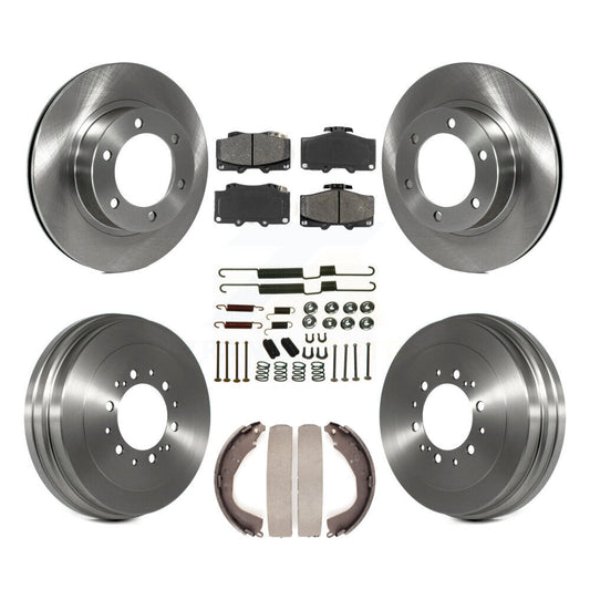[Avant + Arrière] Kit de Disque et plaquette (semi-métallique) de frein pour 2002 Toyota 4Runner avec 16" Factory Wheels K8S-102367