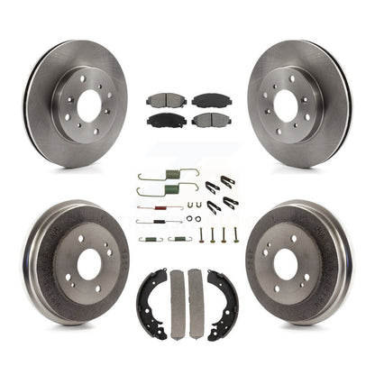 [Avant + Arrière] Kit de Disque et plaquette (semi-métallique) de frein pour Honda Accord K8S-102370