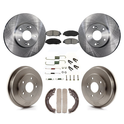 [Avant + Arrière] Kit de Disque et plaquette (semi-métallique) de frein pour 2011 Honda Civic GX K8S-102372