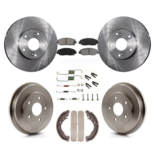 [Avant + Arrière] Kit de Disque et plaquette (semi-métallique) de frein pour 2011 Honda Civic GX K8S-102372