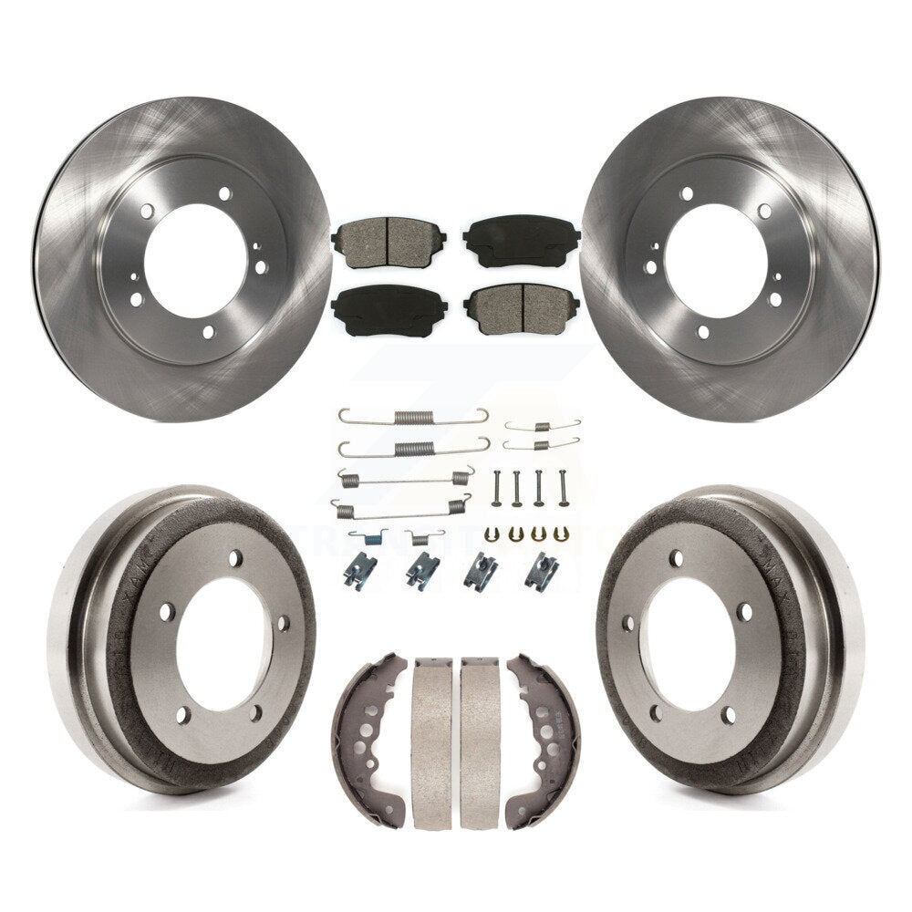 [Avant + Arrière] Kit de Disque et plaquette (semi-métallique) de frein pour 2004 Suzuki Grand Vitara From Chassis VIN #44103257 K8S-102379