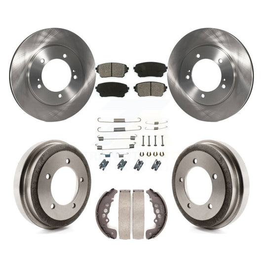 [Avant + Arrière] Kit de Disque et plaquette (semi-métallique) de frein pour 2004 Suzuki Grand Vitara From Chassis VIN #44103257 K8S-102379