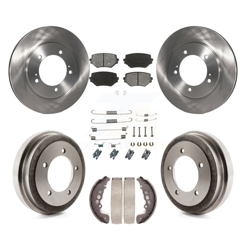 [Avant + Arrière] Kit de Disque et plaquette (semi-métallique) de frein pour Suzuki Grand Vitara K8S-102380