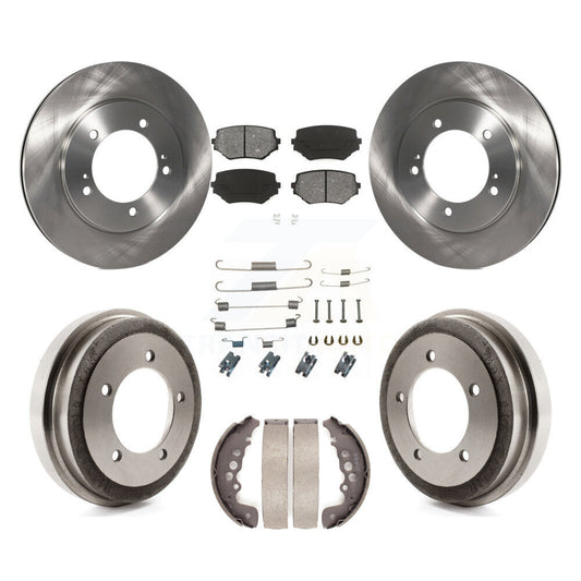 [Avant + Arrière] Kit de Disque et plaquette (semi-métallique) de frein pour Suzuki Grand Vitara K8S-102380