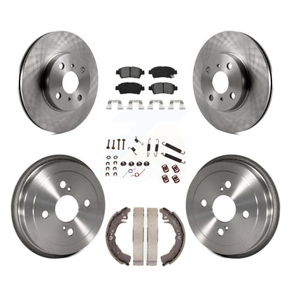[Avant + Arrière] Kit de Disque et plaquette (semi-métallique) de frein pour 2000 Toyota Echo From 08 00 K8S-102383