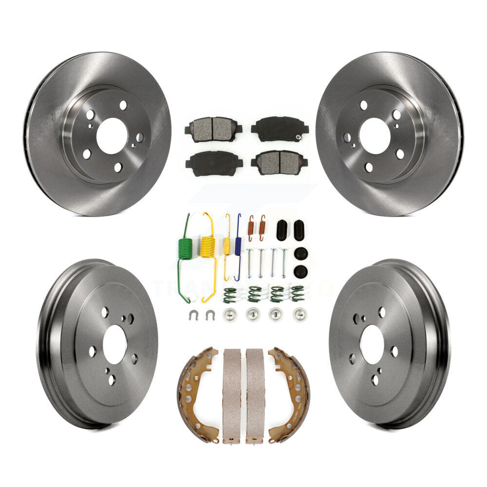 [Avant + Arrière] Kit de Disque et plaquette (semi-métallique) de frein pour 2008 Toyota Prius K8S-102392
