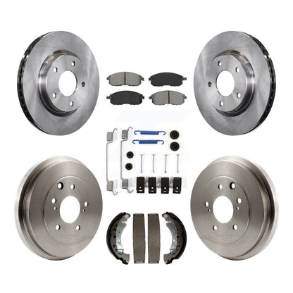 [Avant + Arrière] Kit de Disque et plaquette (semi-métallique) de frein pour Nissan Sentra K8S-102404