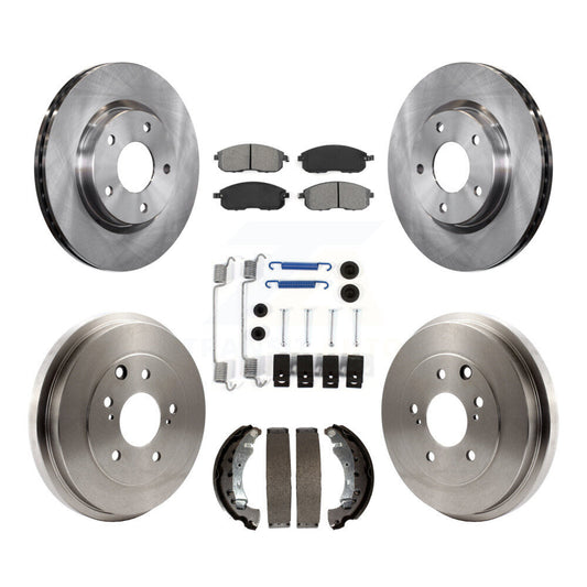 [Avant + Arrière] Kit de Disque et plaquette (semi-métallique) de frein pour Nissan Sentra K8S-102404